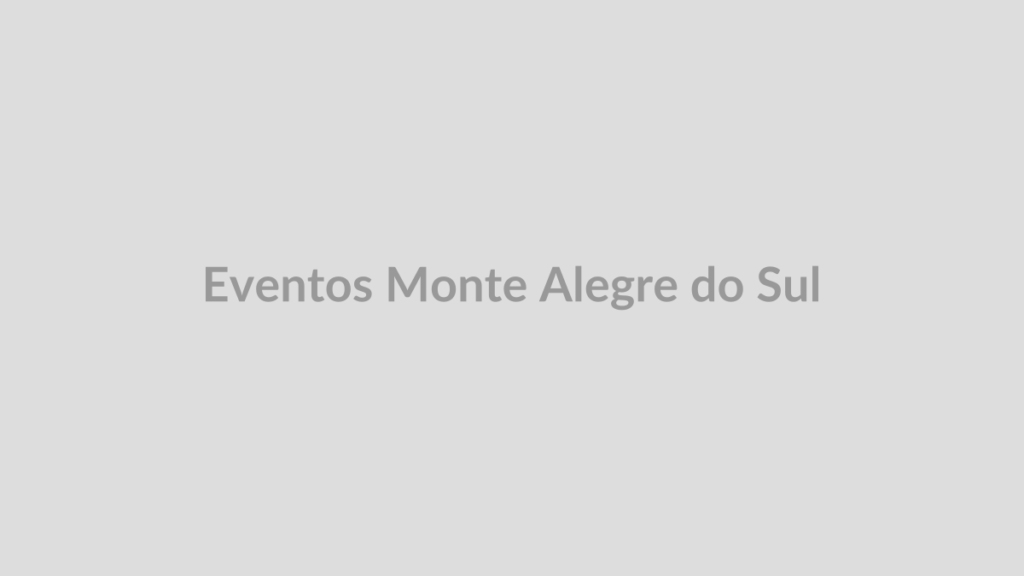 Imagem ilustrativa da editoria de eventos em Monte Alegre do Sul